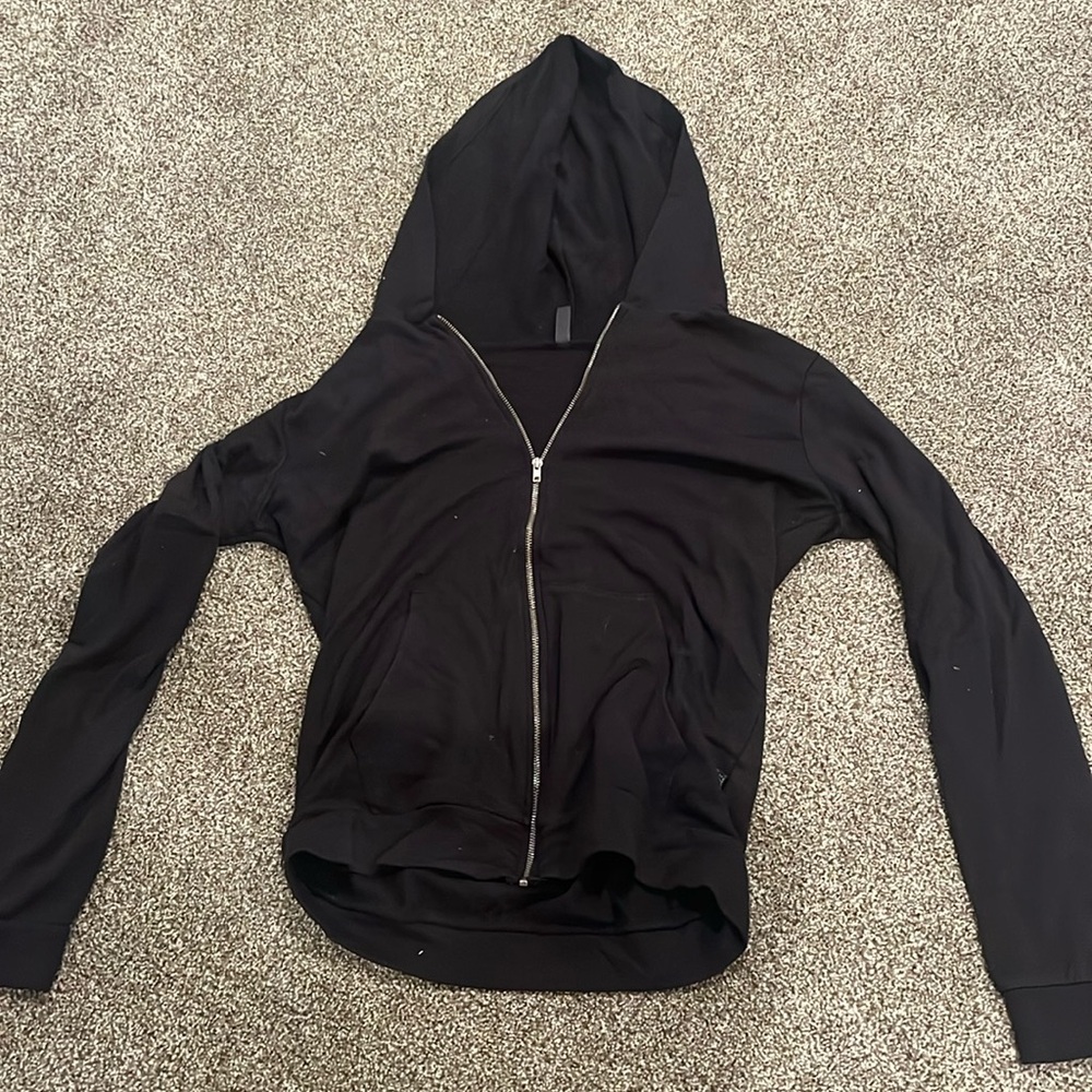 Pixielane Black hoodie with star detail on back
